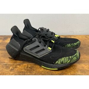 Adidas Ultraboost 22 Parley Ocean Plastic Black Green Running Shoes Mens Size 10